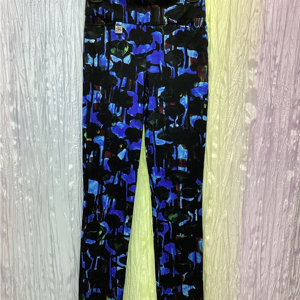 Joseph Ribkoff Abstract Print Pants